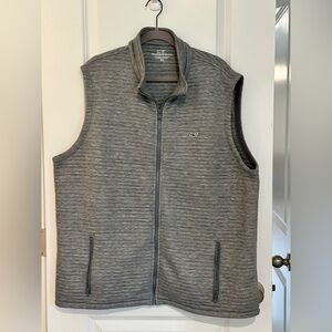 Vineyard Vines Heather Gray Vest Men’s Size XXL